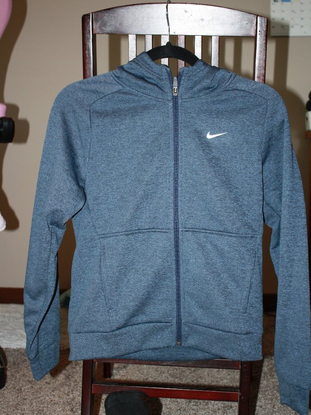 Nike Jacket, Heather blue, Boys Size M NWT